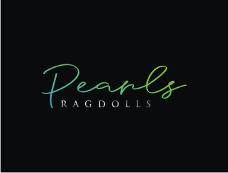 Pearls Ragdolls logo design by bricton