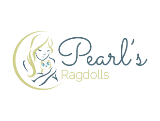 Pearls Ragdolls logo design by Episkey