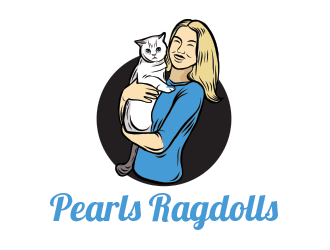 Pearls Ragdolls logo design by thedila