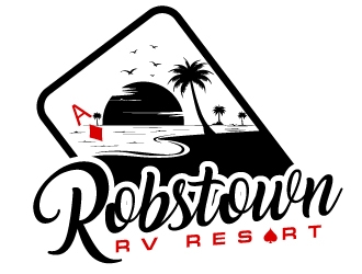 Robstown RV Resort logo design by uttam