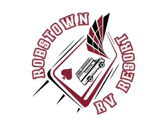 Robstown RV Resort logo design by nona