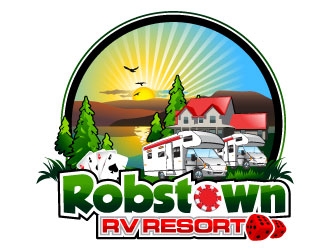 Robstown RV Resort logo design by Suvendu