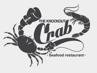 THE KNOCKOUT CRAB logo design by dorijo