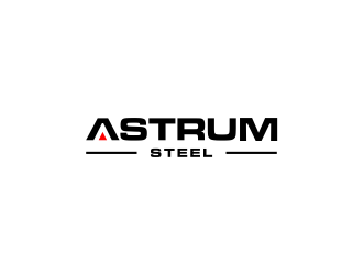 Astrum Steel logo design by haidar