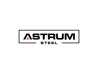 Astrum Steel logo design by haidar