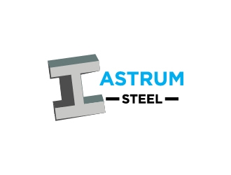 Astrum Steel logo design by Mirza