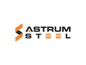 Astrum Steel logo design by wongndeso