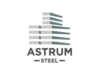 Astrum Steel logo design by Mirza
