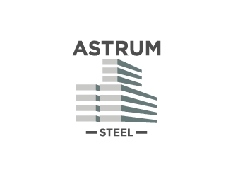 Astrum Steel logo design by Mirza
