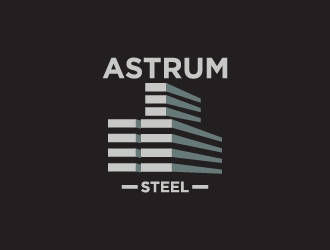 Astrum Steel logo design by Mirza