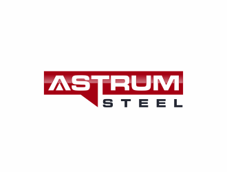 Astrum Steel logo design by santrie