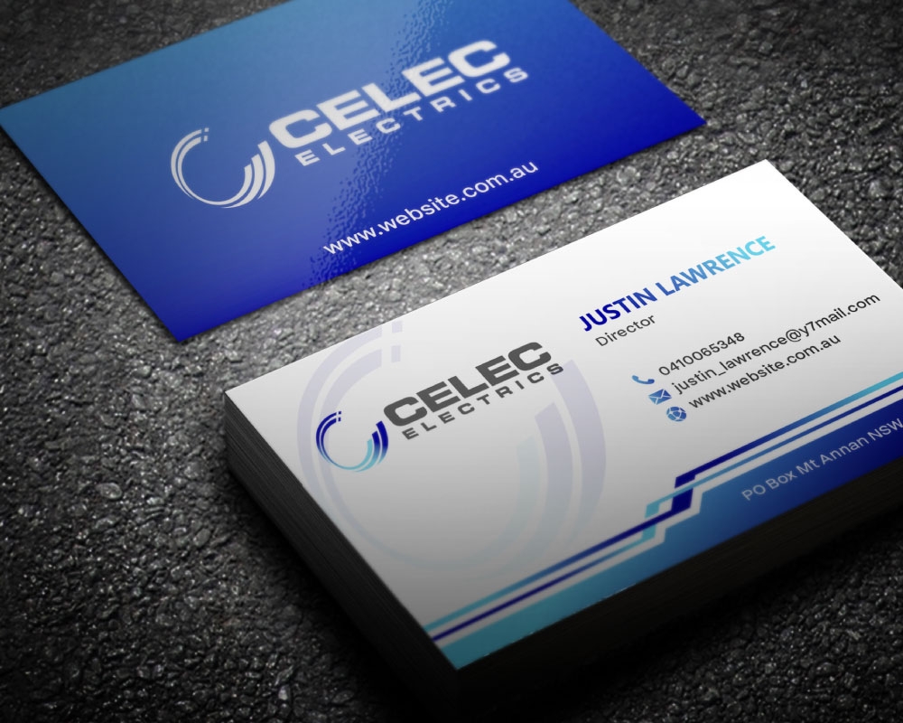 CELEC Electrics logo design by Boomstudioz