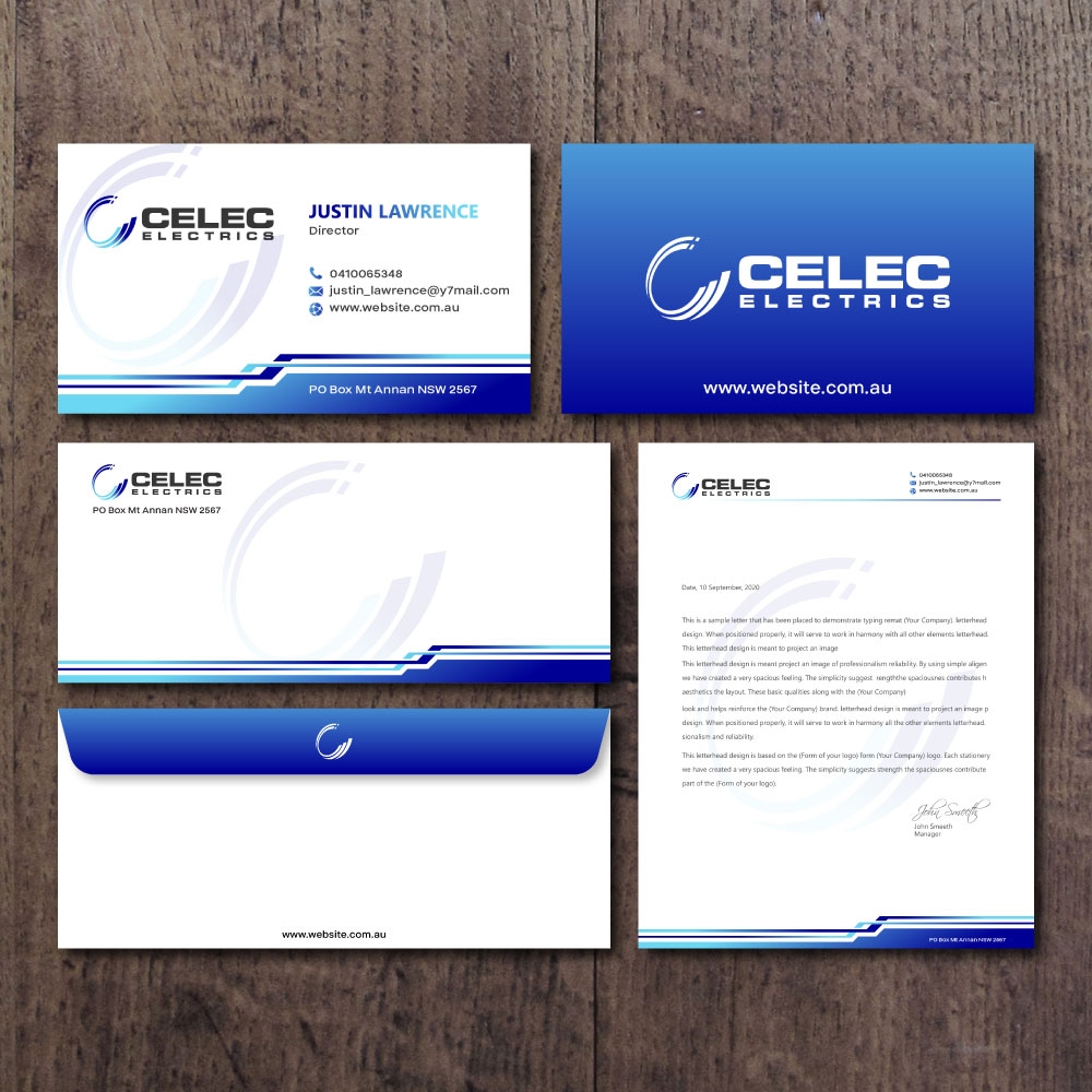 CELEC Electrics logo design by Boomstudioz