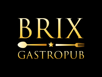 Brix Gastropub logo design by vinve