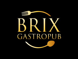 Brix Gastropub logo design by vinve