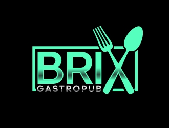 Brix Gastropub logo design by NikoLai