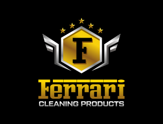 Ferrari Cleaning Products logo design by ingepro