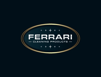 Ferrari Cleaning Products logo design by zakdesign700