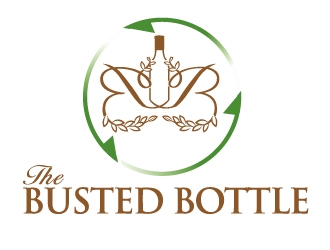 The Busted Bottle logo design by PMG