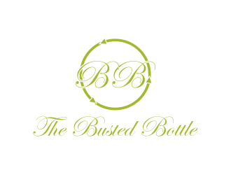 The Busted Bottle logo design by graphicstar