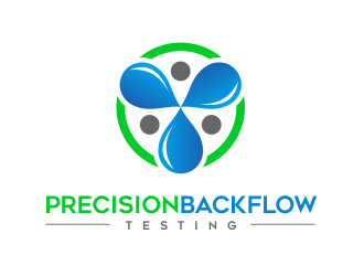 Precision Backflow Testing logo design by AisRafa