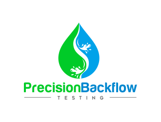 Precision Backflow Testing logo design by AisRafa