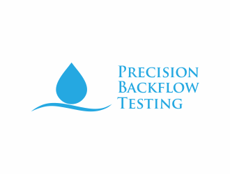 Precision Backflow Testing logo design by santrie