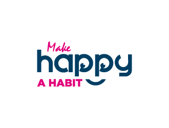 Make happy a habit logo design by torresace