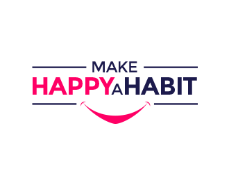 Make happy a habit logo design by BeDesign