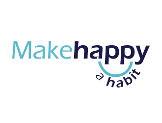 Make happy a habit logo design by jaize