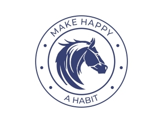 Make happy a habit logo design by berkahnenen