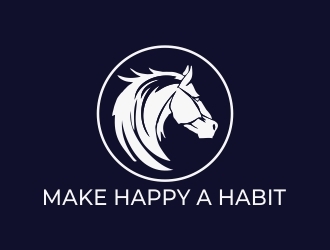 Make happy a habit logo design by berkahnenen