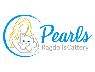 Pearls Ragdolls logo design by haze