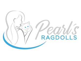 Pearls Ragdolls logo design by MUSANG