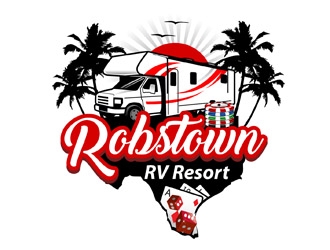 Robstown RV Resort logo design by DreamLogoDesign