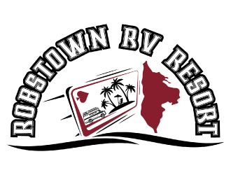 Robstown RV Resort logo design by nona