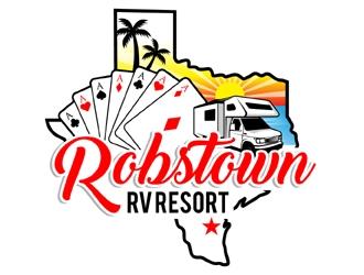 Robstown RV Resort logo design by MAXR