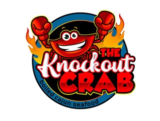 THE KNOCKOUT CRAB logo design by DreamLogoDesign