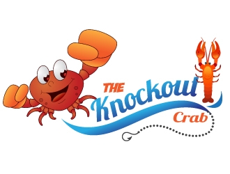 THE KNOCKOUT CRAB logo design by Suvendu