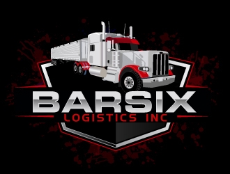 BARSIX LOGISTICS INC  logo design by ElonStark
