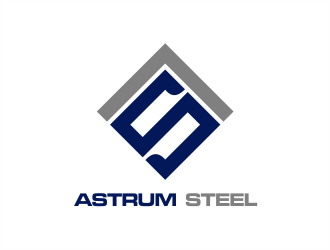 Astrum Steel logo design by evdesign