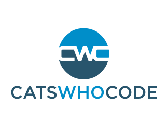 CatsWhoCode logo design by BlessedArt