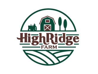 High Ridge Farm logo design by Foxcody