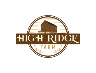 High Ridge Farm logo design by kasperdz