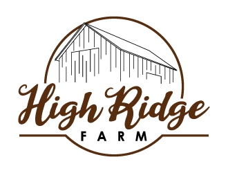 High Ridge Farm logo design by IjVb.UnO