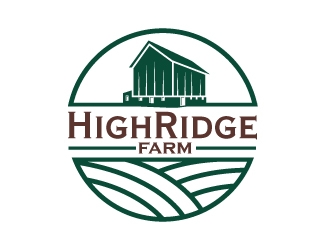 High Ridge Farm logo design by Foxcody