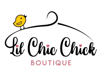 Lil Chic Chick Boutique logo design by MonkDesign