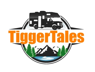 TiggerTales logo design by ElonStark