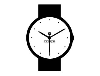 Xavier Watches logo design by shravya
