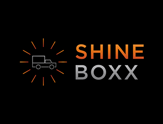 SHINE BOXX logo design by EkoBooM